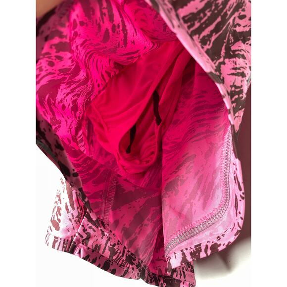 NEW Nike Womens Running Shorts Size Small Dri-Fit Pink Print - Picture 4 of 6